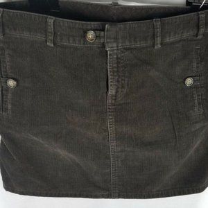 BANANA REPUBLIC Women Corduroy Brown skirt 8